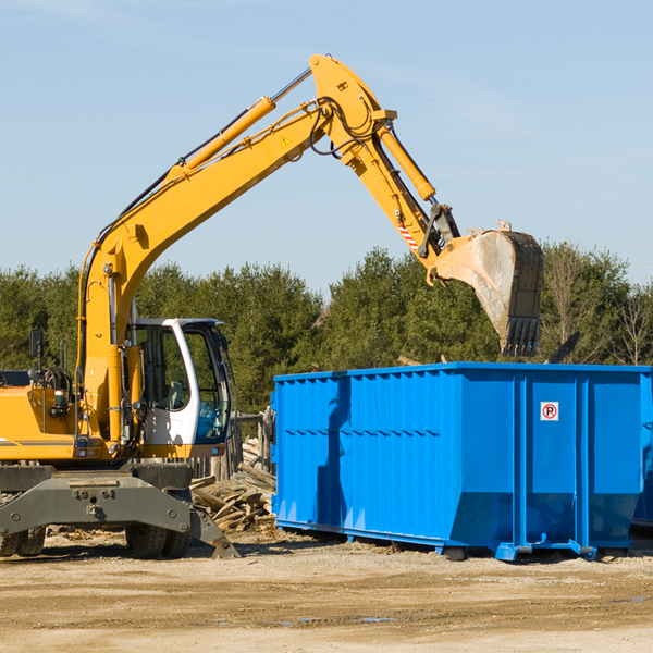 can i choose the location where the residential dumpster will be placed in Almena